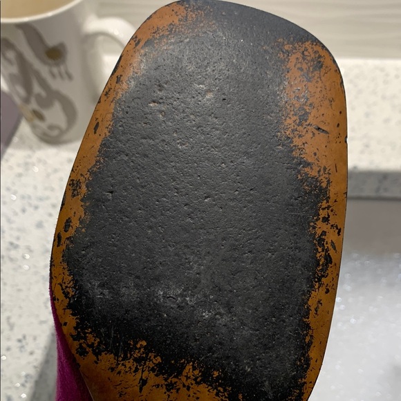 Vintage 1960's Mod Style Square Toe Mary Janes in Purple Suede by QualiCraft - Picture 10 of 15